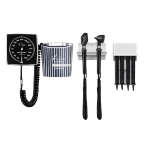 Direct-Mount Diagnostic Station with Aneroid & Specula Dispenser